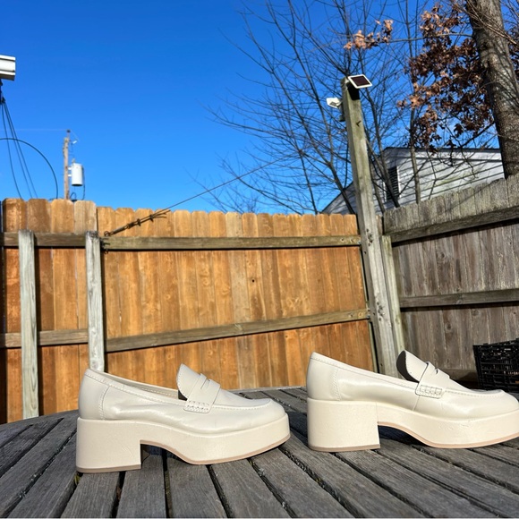 Dolce Vita Yanni Platform Loafers Leather Women's 8.5 business casual work - Picture 4 of 11